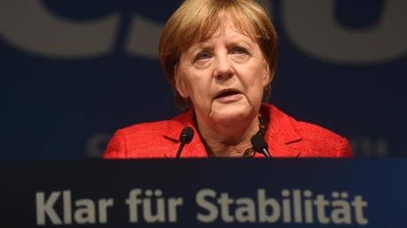 Angela Merkel kommt am Donnerstag nach Augsburg.