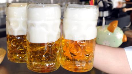Die Wirtschaft in Allmannshofen hat auch einen Biergarten für den Sommer. 