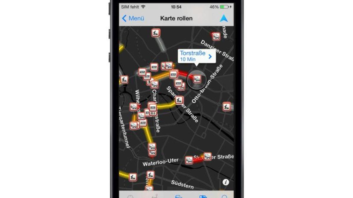 NaviApps Navigation per Smartphone Gute Zielführung