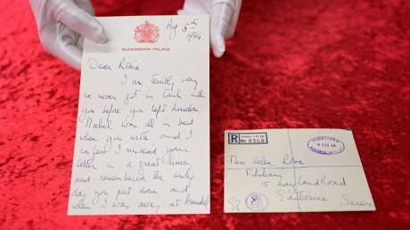 Ein Brief der verstorbenen britischen Königin Elisabeth II.