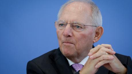 Der damalige Bundesfinanzminister Wolfgang Schäuble (CDU).