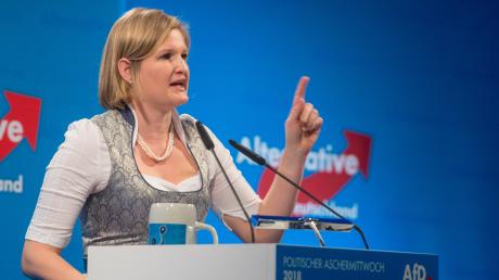 Katrin Ebner-Steiner, Fraktionsvorsitzende der bayerischen AfD, hat gerade mit Gegenwind zu kämpfen.