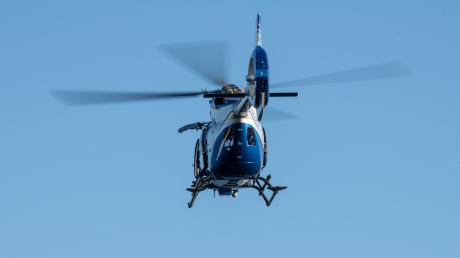 Die Vermisste wurde unter anderem mit einem Hubschrauber in Landsberg gesucht.