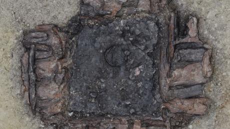 Überreste eines mehr als 3000 Jahre alten Brunnens in Germering.