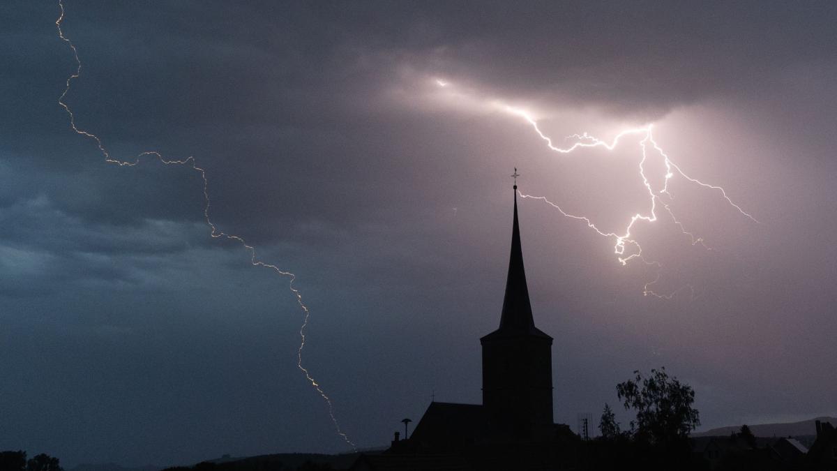 #Gewitter: Unwetter in Mittelfranken: Auch Kirchentag betroffen
