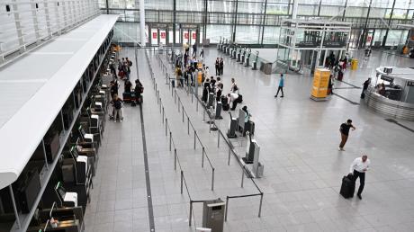 Terminal 2 im Flughafen München.