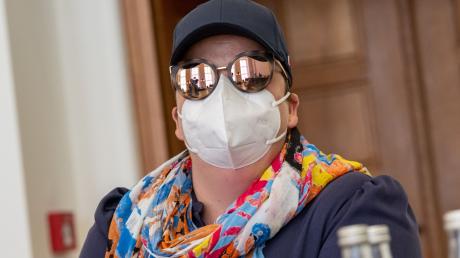 Andrea Tandler in einer Sitzung des Masken-Untersuchungsausschuss im Bayerischen Landtag.