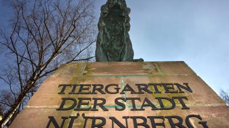 Blick auf den Eingang des Tiergartens in Nürnberg.