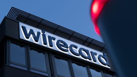 Das Wirecard-Logo ist am damaligen Hauptsitz des ehemaligen Zahlungsdienstleisters zu sehen.