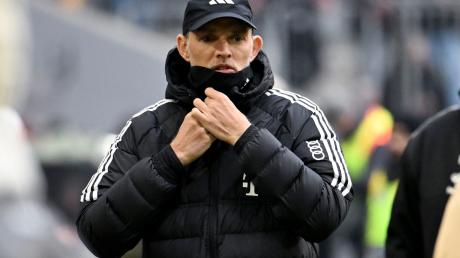 Bayerns Trainer Thomas Tuchel vor dem Spiel.