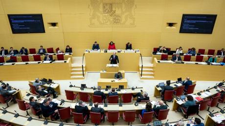 Eine Plenarsitzung im Landtag Bayern.