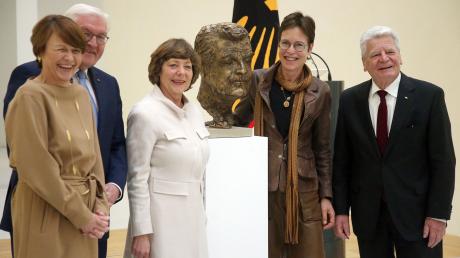 Enthüllung Büste von Joachim Gauck.