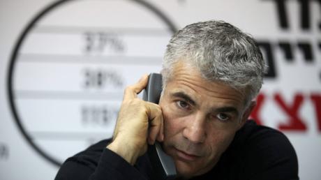 Die Partei von Ex-Fernsehjournalist Jair Lapid könnte Prognosen zufolge die zweitstärkste Kraft in der israelischen Regierung werden.