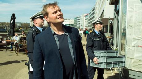 Devid Striesow (Hauptkommissar Jens Stellbrink) in einer Szene des Saarbrücken-Tatorts "Mord Ex Machina".