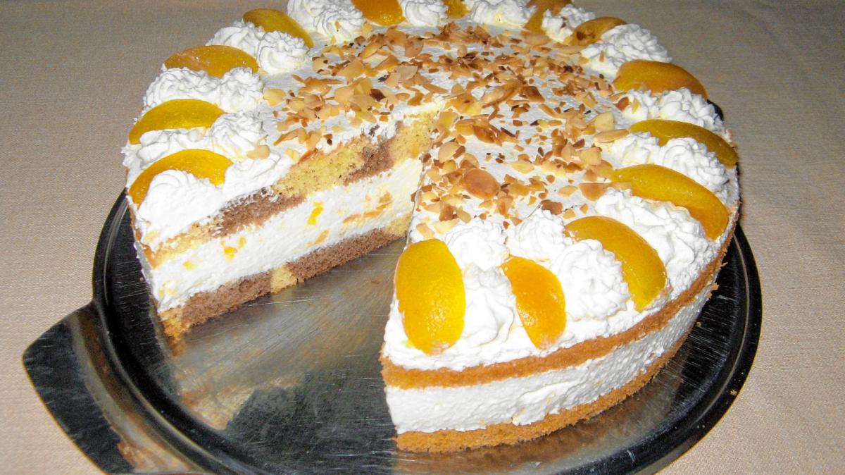 Rezept für Aprikosen-Joghurt-Torte | Augsburger Allgemeine