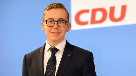 Philipp Amthor ist mit 26 Jahren der jüngste CDU-Abgeordnete im deutschen Bundestag.