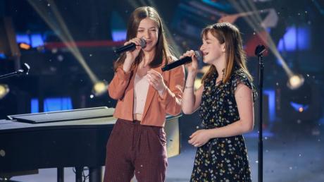 Die Schwestern Mimi und Josefin aus Augsburg haben die Show "The Voice Kids" gewonnen.
