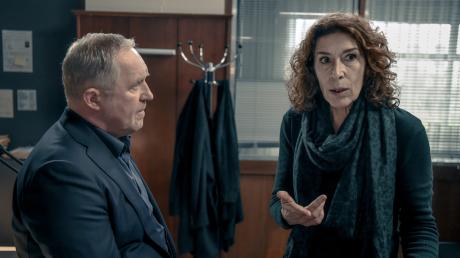 Bibi Fellner (Adele Neuhauser) und Moritz Eisner (Harald Krassnitzer): Szene aus dem Wien-Tatort "Glück allein", der am Sonntag im Ersten lief.