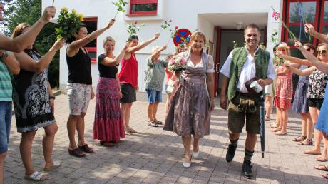 Steffi und Stephan haben im Sielenbacher Rathaus "Ja" gesagt.