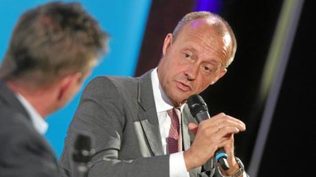 Friedrich Merz sprach bei "Augsburger Allgemeine Live" über das Rennen um den CDU-Vorsitz im vergangenen Jahr und über Greta Thunberg.