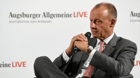 Friedrich Merz äußerte sich bei "Augsburger Allgemeine Live" auch zu Greta Thunberg.