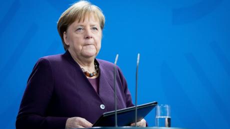 Kanzlerin Merkel äußerte sich am Donnerstagmittag zum mutmaßlichen Terroranschlag in Hanau.