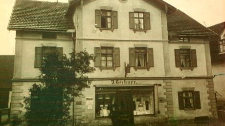1888 wurd das neue Lechner-Geschäft in Mering gebaut.