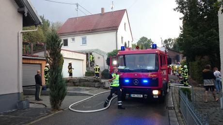 Alarm für die Feuerwehr: In Kettershausen hat es am Mittwochnachmittag in einem Wohnhaus gebrannt.