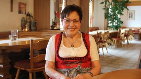 Berta Kugelmann betreibt seit 50 Jahren den Hiltenfinger Keller in Hiltenfingen. Sie übernahm das Gasthaus von ihren Eltern. 