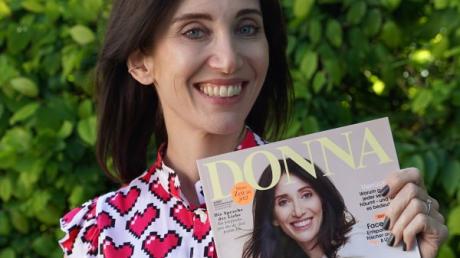 Eigentlich ist Gabriele Groß Lehrerin in Günzburg. Kürzlich hat sie als Leserin des Frauenmagazins Donna den Cover-Wettbewerb gewonnen.