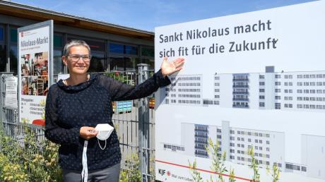 Antonia Wieland leitet seit April 2021 das Berufsbildungs- und Jugendhilfezentrum St. Nikolaus in Dürrlauingen. Die Einrichtung befindet sich in einem langwierigen Umbauprozess.