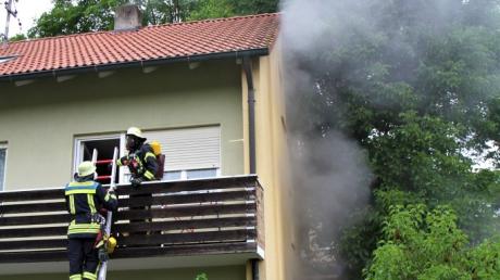 Bei einem Kellerbrand in Augsburg-Hochzoll ist ein Schaden von rund 5000 Euro entstanden.