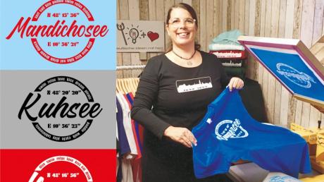 Beatrix Engeln hatte ab März 2020 mit finanziellen Einbußen zu kämpfen und überlegte sich als Corona-Projekt, T-Shirts für vier Seen zu kreieren. Jetzt soll es schon bald das T-Shirt Mandichosee geben, wenn ein Vertriebspartner gefunden ist.