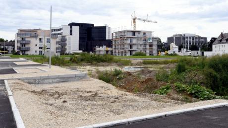 Erschlossen ist das neue Baugebiet zwischen Donauwörther Straße und SGL Carbon mitten in Meitingen.