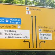 Die B300, die durch Friedberg führt, wird im Sommer für mehrere Wochen gesperrt sein. 