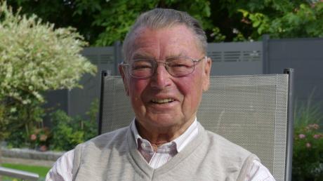 Der heute 87-jährige Max Schmelzle war Lehrer in Herrenstetten.