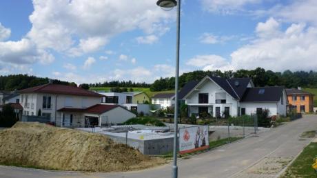 Das Baugebiet Am Sonnenbichl in Todtenweis ist nahezu vollständig bebaut.