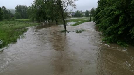 Starkregen sorgte in den Stauden bereits zweimal für Überschwemmungen.