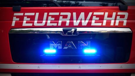 50 Kräfte der Feuerwehr waren am Mittwochvormittag in Burtenbach im Einsatz.