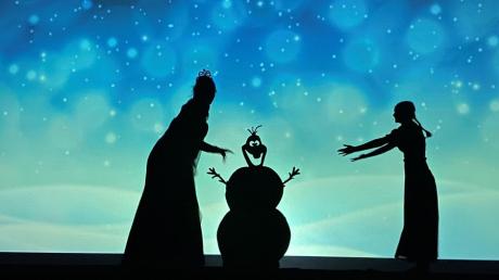Eiskönigin Elsa mit Schwester Anna und Schneemann Olaf gehören zu den beliebtesten Märchenfiguren des jüngeren Publikums. 