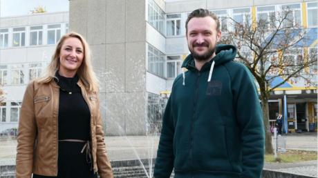 Julia Tietze-Wagner und Christian Reckerth sind das neue Leitungsteam der Grund- und Mittelschule Langweid.
