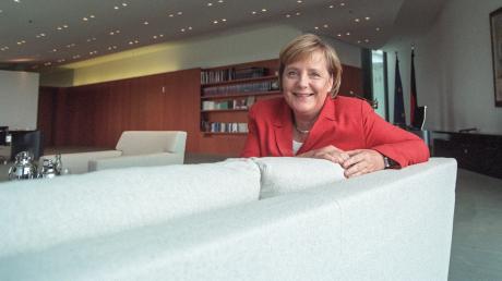 Angela Merkel im Kanzleramt im Jahr 2006. Eines der vielen Merkel-Fotos von Daniel Biskup.