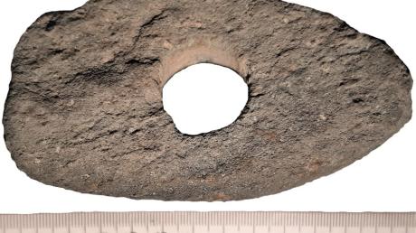 Dieses bei Seglohe gefundene Steingerät deutet auf Besiedelung bereits in prähistorischer Zeit hin.