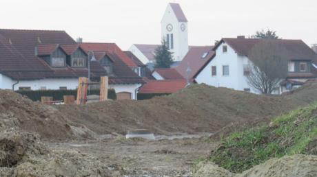 Das Neubaugebiet "Pfannenstiel II" mit Blick nach Nersingen.