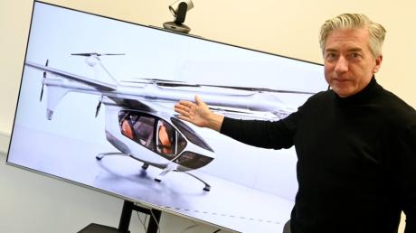 Luftfahrtingenieur Mark R. Henning ist Geschäftsführer der Autoflight Europe GmbH in Augsburg. Mit seinem Team arbeitet er an der Entwicklung eines Flugtaxis. 