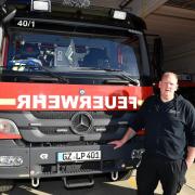 Martin Schmitz, Kommandant der Feuerwehr Leipheim, haz nach dem Einsatz im Ahrtal Ärger.