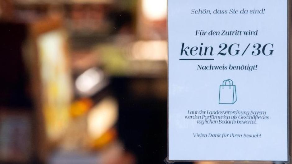 Ab sofort gilt im bayerischen Einzelhandel die 2G-Regel nicht mehr. 