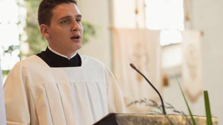 Für den 22-jährigen Josef Wagner aus Kühbach war nicht immer klar, dass er einmal Priester werden möchte. Nun liegt vor ihm noch ein Jahr Theologie-Studium.