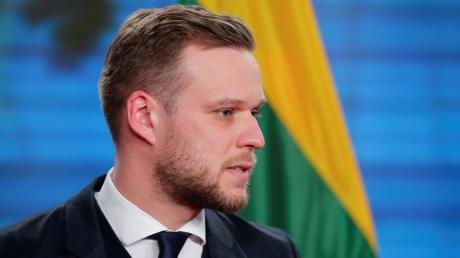 Sorgt sich um Litauen: Außenminister Gabrielius Landsbergis.