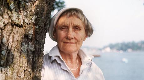 Die schwedische Kinderbuchautorin Astrid Lindgren (1987).